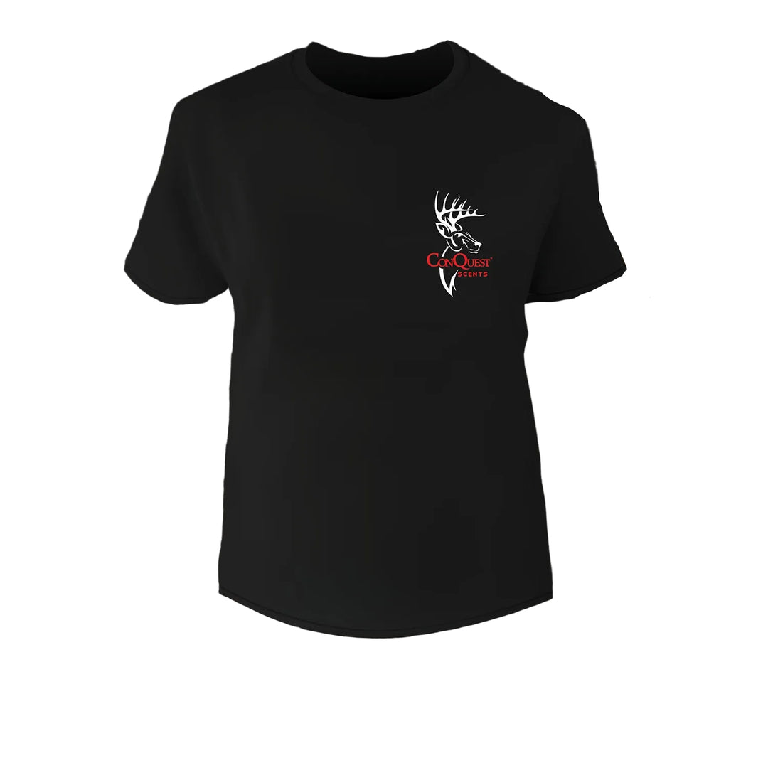 Black "Old School" Short Sleeve T-Shirt