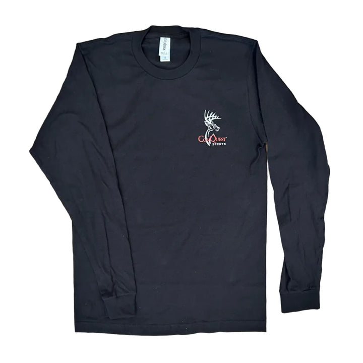 Black "Old School" Long Sleeve T-Shirt