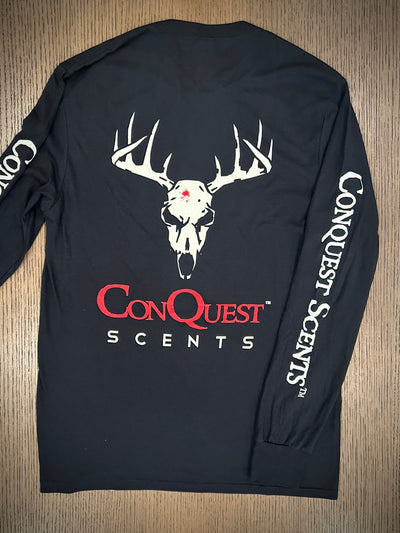 Black "Old School" Long Sleeve T-Shirt - 15% OFF