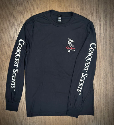 Black "Old School" Long Sleeve T-Shirt - 15% OFF